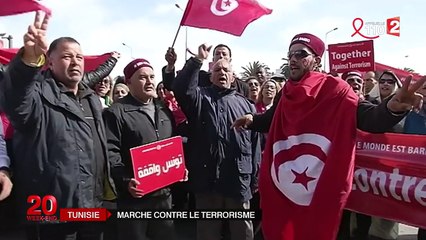 A Tunis, une marche pour dire non au terrorisme