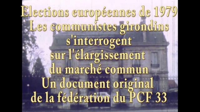 En 1978 que pensent les communistes du marché commun?