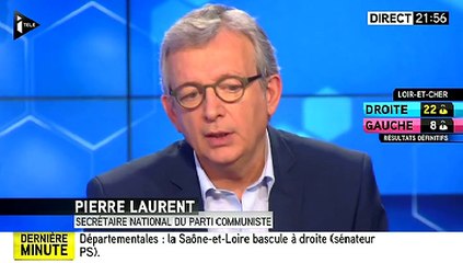 Pierre Laurent : "Pas de désir de droite en France mais un défaut du gouvernement socialiste"