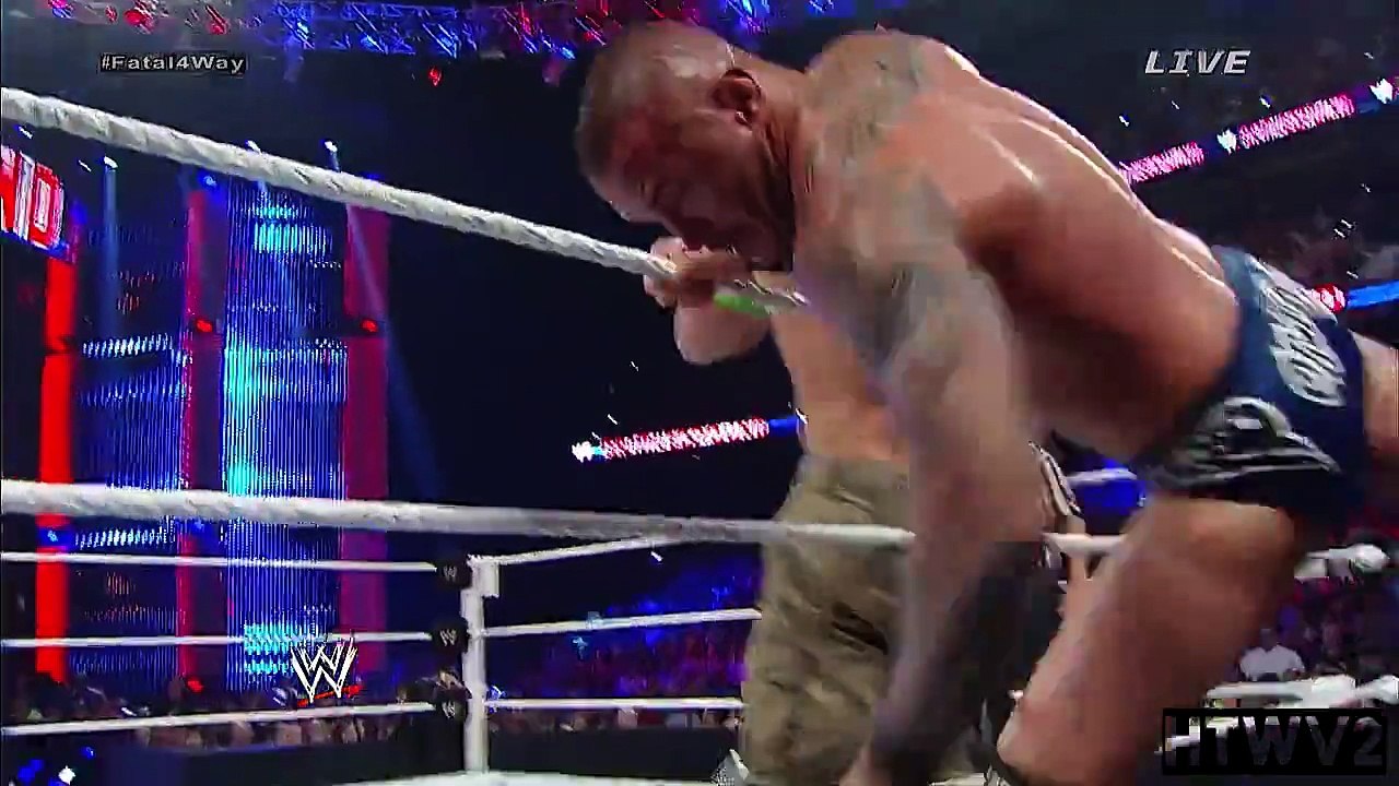 Roman Reigns vs John Cena vs Randy Orton vs Kane Highlights HD - Battleground 2014