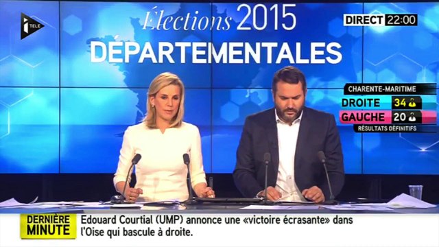 Départementales - Estimations et réactions PS, UMP et FN