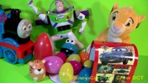 Surprise Eggs 12 New toys! Disney Frozen Cars 2 Wreck it Ralph TMNT Thomas and Friends!