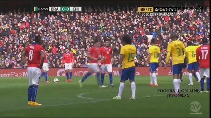 Brazil vs Chile 1-0 29.03.2015