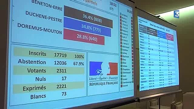 Canton de Vitry-le-François : Réactions 2ème tour, élections départementales