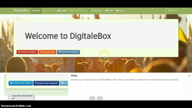 Version Gratuite DigitaleBox: Publier, programmez vos posts sur les réseaux sociaux