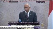 مؤتمر صحفي لوزير الخارجية اليمني رياض ياسين في ختام لقمة العربية