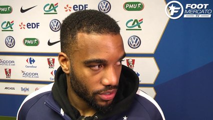 Equipe de France : Lacazette raconte son premier but avec les Bleus
