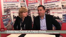 Frédérique Puissat et Fabien Mulyk, conseillers sortants élus Union de la droite du canton Matheysine-Trièves