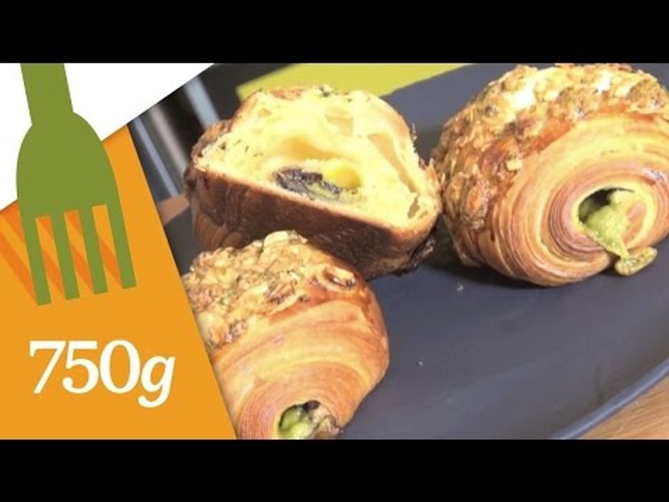Recette des Pains au chocolat ou Chocolatines pistache-amande - 750 Grammes