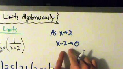 Calculus I - Limits - Infinite Limits - Algebraically