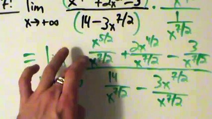 Calculus I - Limits - Limits at Infinity - Rational-ish Functions