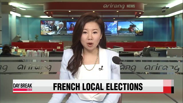 Exit polls put Sarkozy's conservative UMP party in election lead