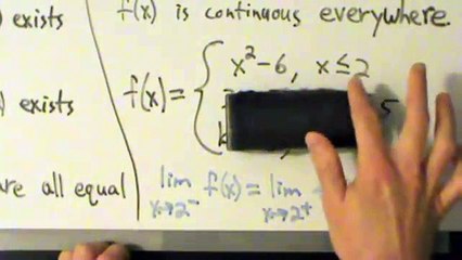 Calculus I - Continuity - Slightly Different Definition and Examples