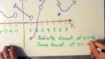 Calculus I - Continuity - An Example with Discontinuities