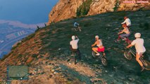 GTA 5 Flying Bike Glitch!   World Record, BMX Wins & Fails GTA 5 Online Funny Moments Gameplay
