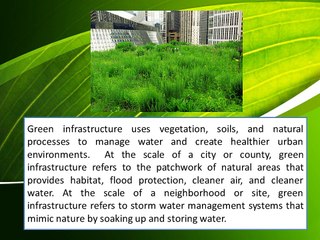 Green Infrastructure