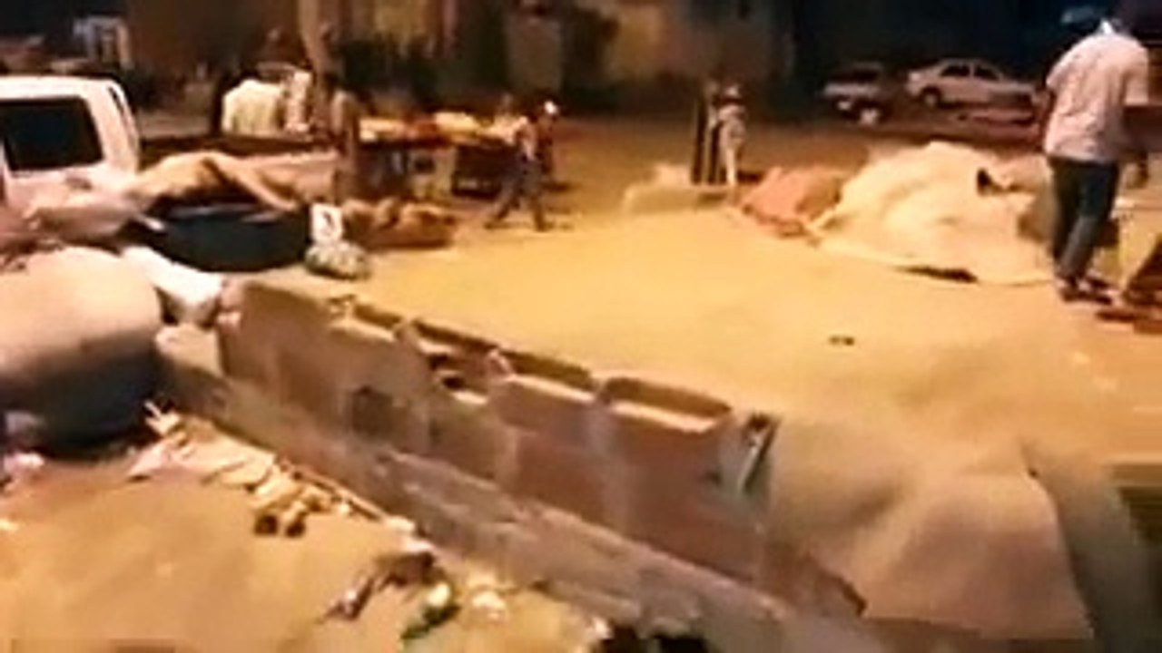 انفجار محول كهرباء بحوش بكر بمكه