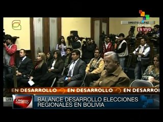 Álvaro García Linera aplaude espíritu cívico de bolivianos en comicios