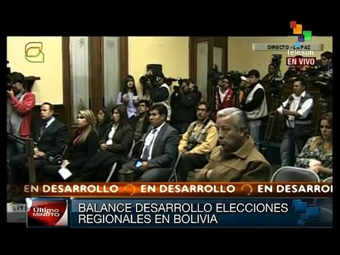 Álvaro García Linera aplaude espíritu cívico de bolivianos en comicios