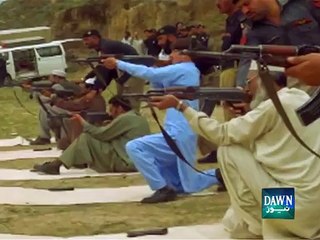 School watchmen given arms training in Swat