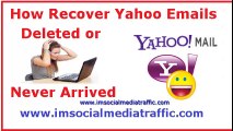 How Recover Yahoo Emails Deleted or Never Arrived