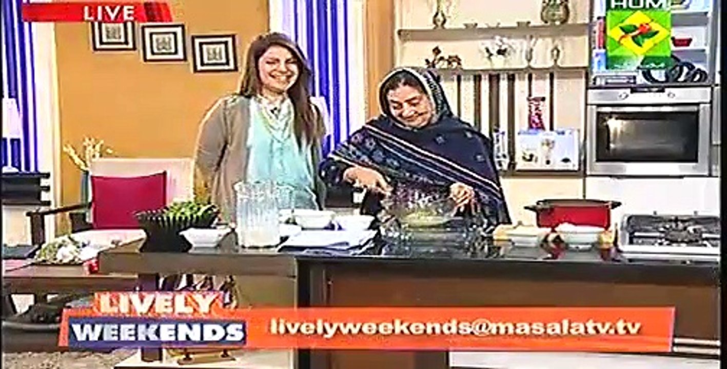 Lively Weekends Recipes Kiran Khan Jan 17, 2015