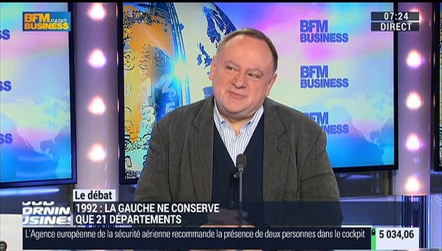 Jean-Marc Daniel: Départementales: y a-t-il eu un changement de cap économique du gouvernement en 1992 ? - 30/03