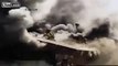 Fresno (CA) Fire Captain falls through roof of burning house