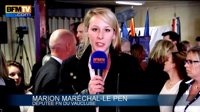 Elections départementales: une forme de déception , estime Marion Maréchal-Le Pen