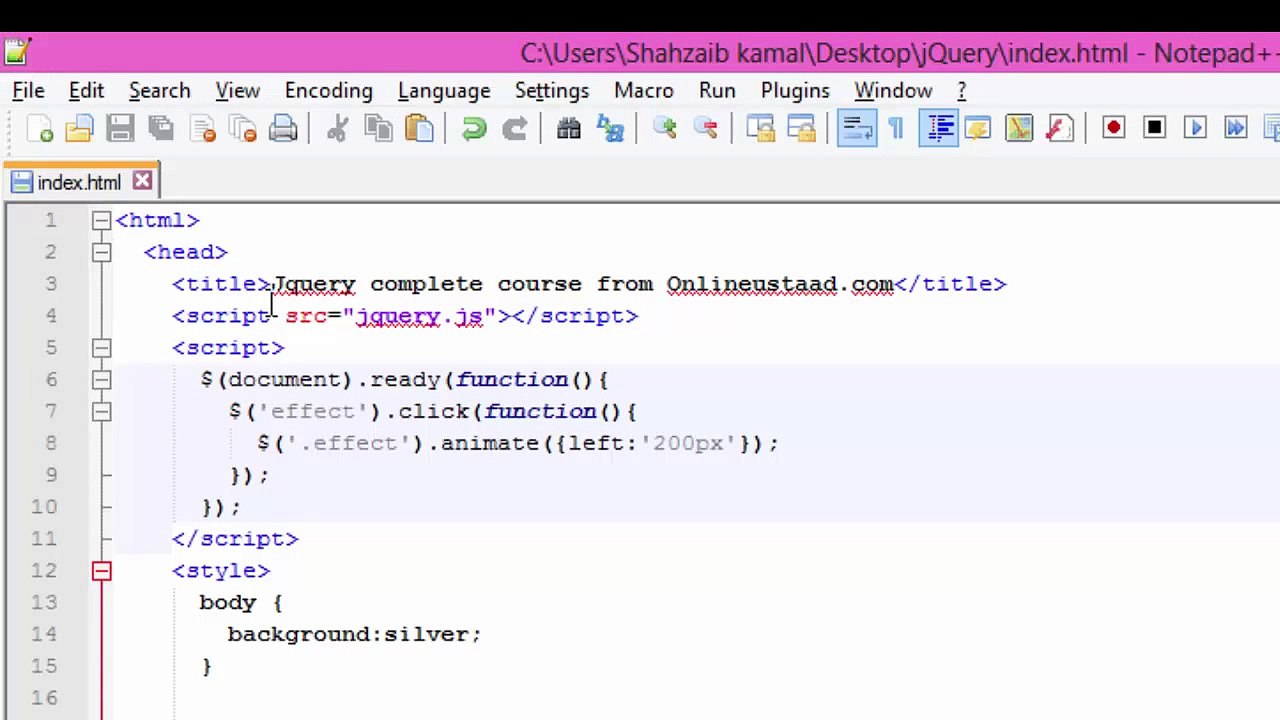 L9-jQuery Advanced Tutorials in Urdu-Startupspk