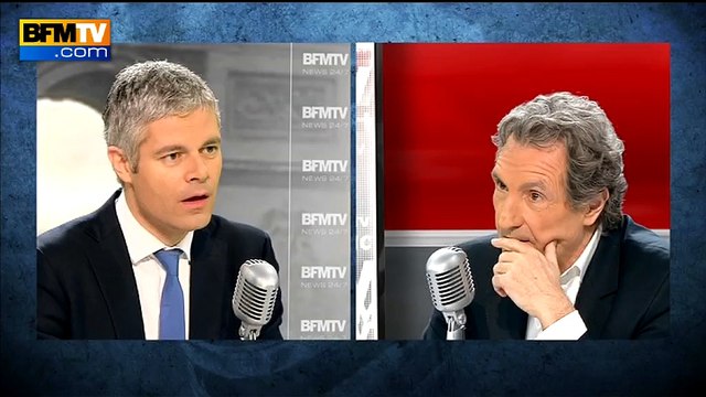 Manuel Valls a massacré les Français en termes d'impôts , estime Laurent Wauquiez