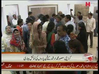 Karachi Painting Exhibition Video Report -HTV