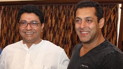 Скачать видео: OMG! Salman Khan MEETS Raj Thackeray