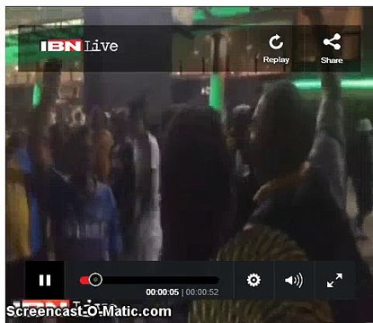 Pakistani and Indian Fans taunting and singing muka muka at Each Other Outside MCG after World Cup Final