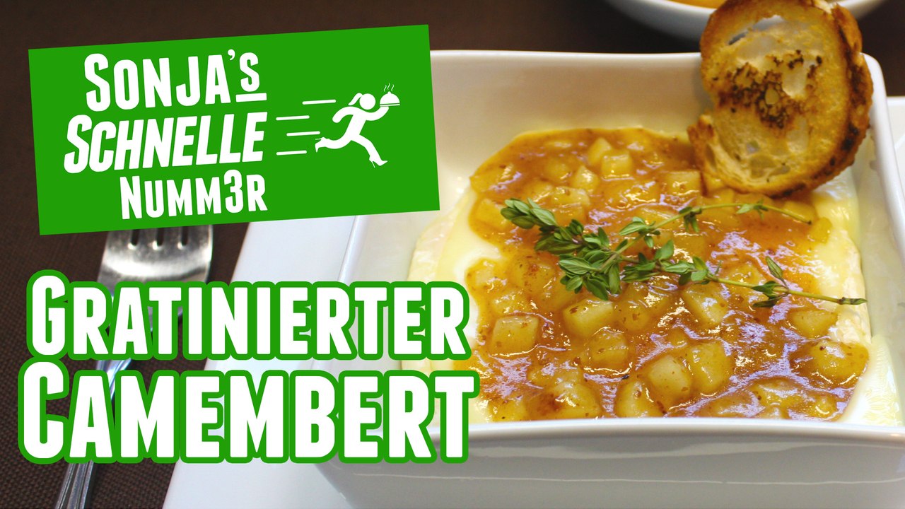 Gratinierter Camembert - Rezept (Sonja's Schnelle Nummer #41)