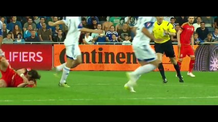 Gareth Bale skills vs Israel - (EURO 2016 qualfication)