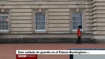 Guardia del Palacio de Buckingham es investigado por marchar cómicamente