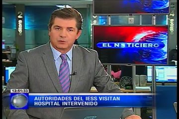 Autoridades del IESS visitan hospital intervenido