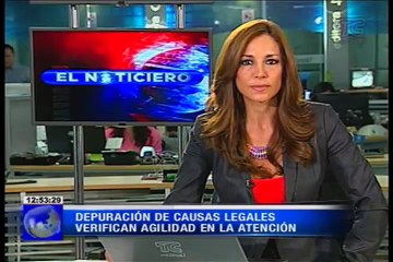 Depuración de causas legales verifican agilidad en la atención