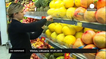 Lithuania joins euro - no comment