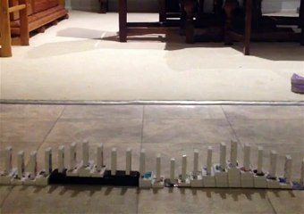Megan's amazing dominos