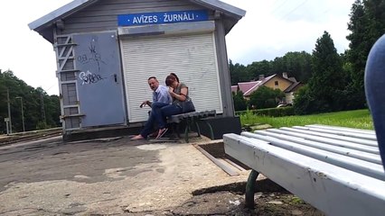 Totally stoned at the station - RUSSIA