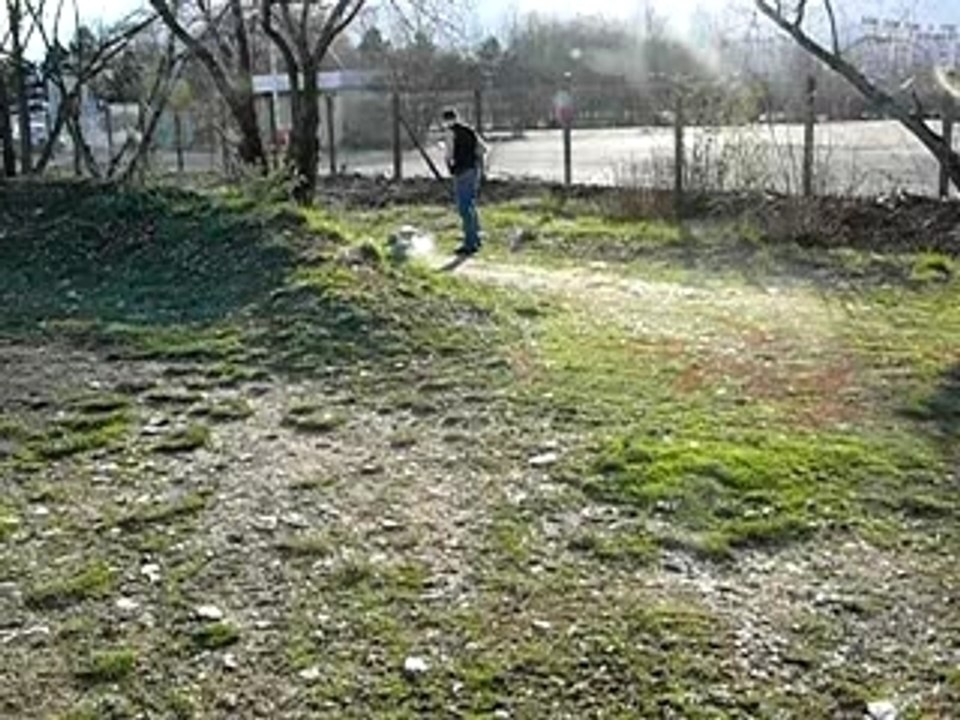 saut double bosse avec revo 323