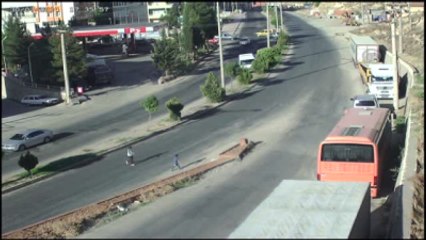 Elektrik Direğine Çarpma Anı Mobese'de