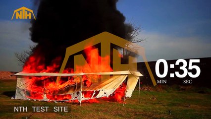 National Tent House- Fire Retardant Test (Family Tent UNHCR Type)