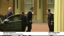Royaume-Uni : début des législatives avec l'arrivée de David Cameron au Palais de Buckingham