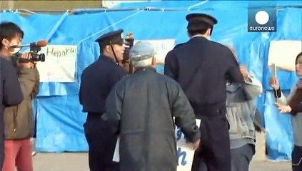 Ιαπωνία: Διαμαρτυρίες πολιτών για την μετεγκατάσταση της αμερικανικής βάσης Φουτένμα