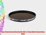 Hoya 67mm Neutral Density ND-400 X 9 Stop Multi-Coated Glass Filter