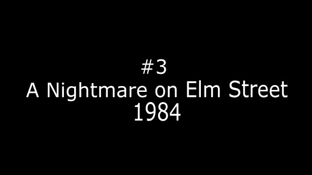Classic Horror Movies of the 80's \Nojery Tyleft