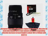 Sigma Zoom Telephoto 70-300mm f/4-5.6 DG Macro Autofocus Lens   EX Filter   Cleaning Cloth